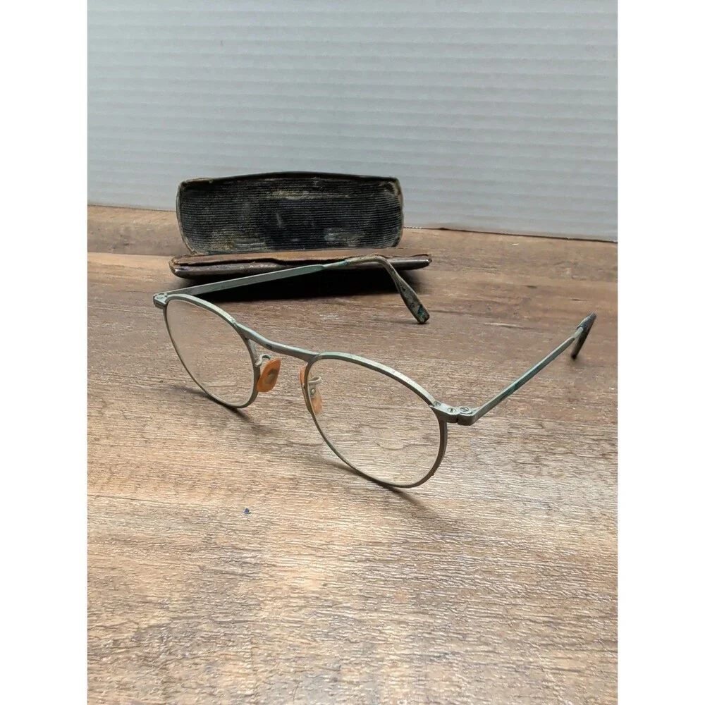 Vintage Fendall 25 Eyeglasses With Bi Focals And Case